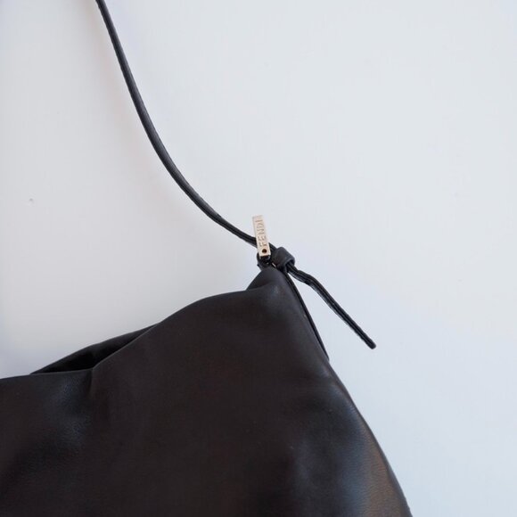 Authentic Preowned Fendi Black Leather FF Logo Bucket Shoulder Bag - Picture 4 of 16